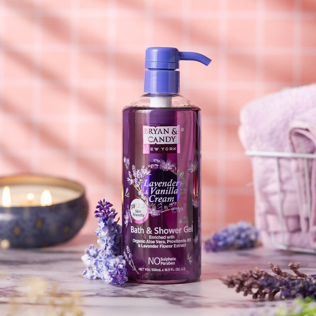 Lavender & Vanilla Cream Bath And Shower Gel 500 Ml
