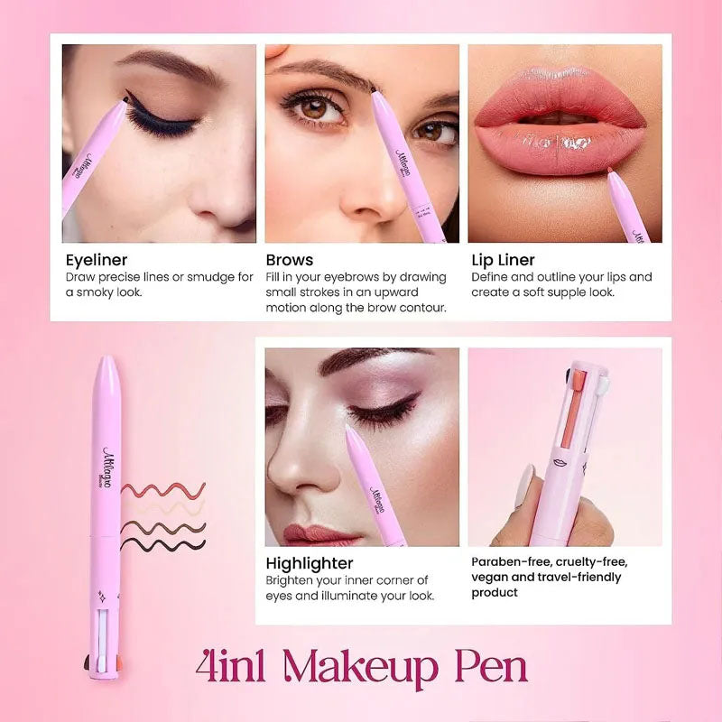 Makeup Pen 4-in-1 Makeup Pen Waterproof