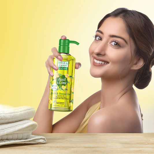 Basil & Lime Bath And Shower Gel 500 Ml