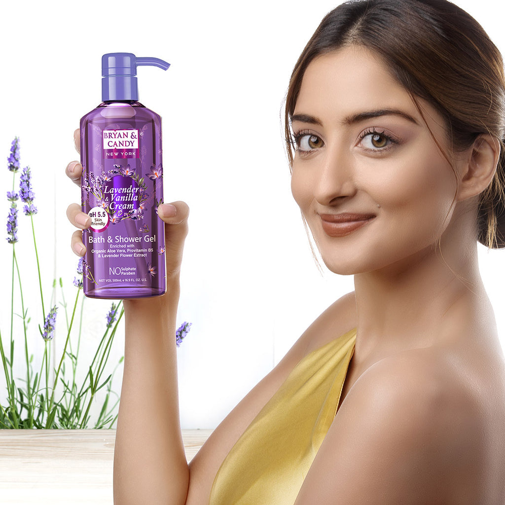 Lavender & Vanilla Cream Bath And Shower Gel 500 Ml