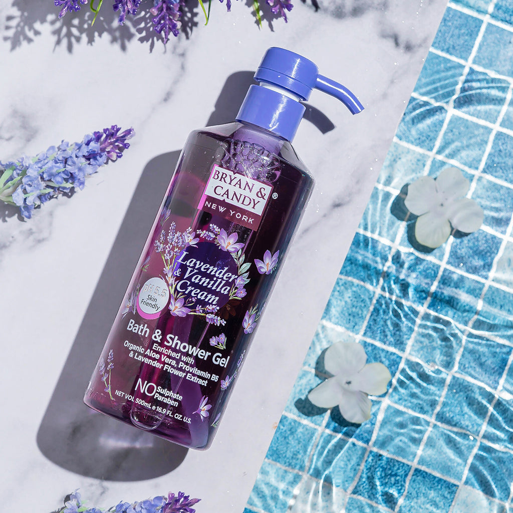 Lavender & Vanilla Cream Bath And Shower Gel 500 Ml